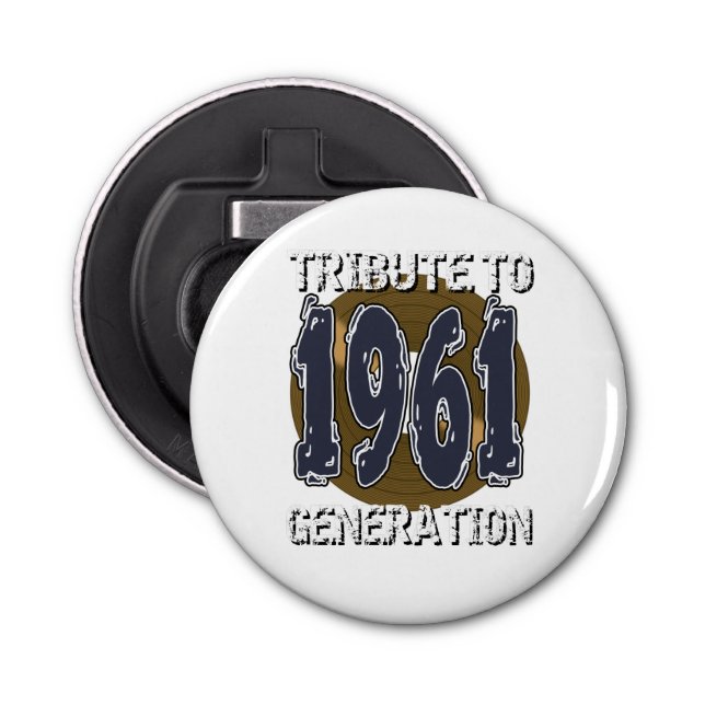 Abrebotellas Décapsuleur Tribute 1961 generation anniversaire (Anverso)