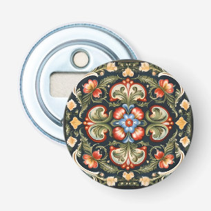 Abrebotellas Decorativo de Rosemaling noruego