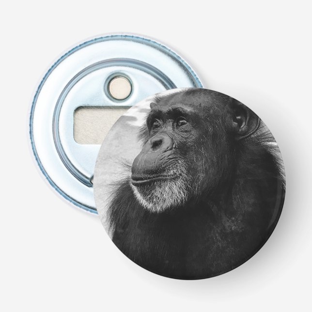 Abrebotellas del chimpancé del mono (Anverso)