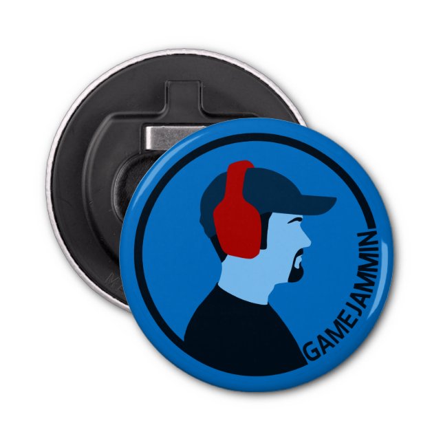 Abrebotellas del imán de GameJammin (Anverso)