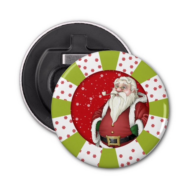 Abrebotellas del navidad de Papá Noel Deisigner (Anverso)