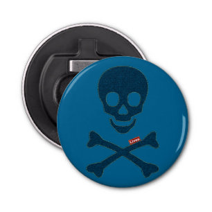 Abrebotellas Denim Skull