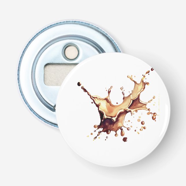 Abrebotellas Derrame de Café (Anverso)