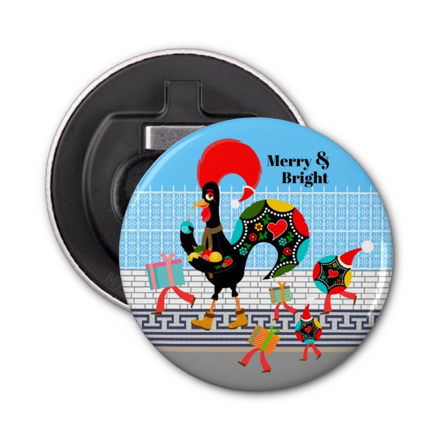 Abrebotellas Desfile de Navidades festivos portugueses (Anverso)