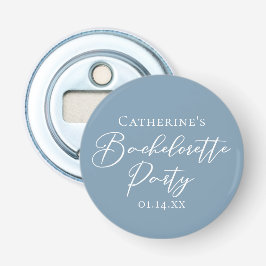 Abrebotellas Despedida de soltera personalizada chic azul polvo
