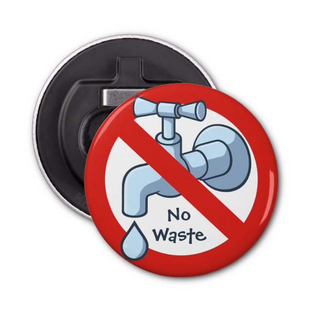 Abrebotellas Detener la apertura de botellas de desechos de agu (Anverso)