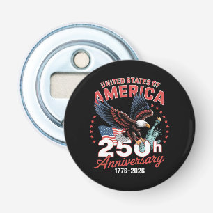Abrebotellas Día de la Independencia 250 Aniversario USA Patrió