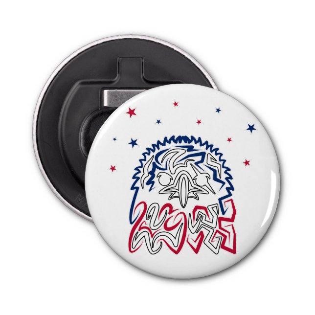 Abrebotellas Día de la Independencia Estrellas de Águila Estado (Anverso)