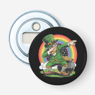 Abrebotellas Día de San Patricio Leprechaun Dab Bailando Dab