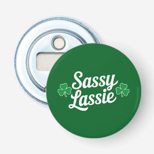 Abrebotellas Día de San Patricio Sassy Lassie Divertido Irlandé