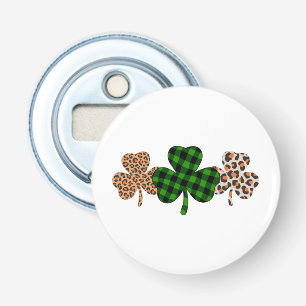 Abrebotellas Día de San Patricio Suerte Irlandés Verde Cuadros