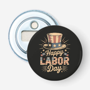Abrebotellas Día Feliz del Trabajo Celebración Patriótica