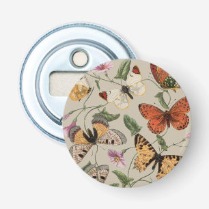 Abrebotellas Dibujo de la Colección de Mariposas y Polillas de 