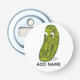 Abrebotellas Dibujo de pepino de dibujos animados lindo