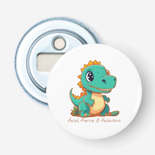 Abrebotellas Dinosaurios feroces (Anverso)