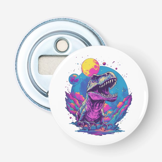 Abrebotellas Dinosaurios Xmas Árbol de búfalo Tapado Trex Dinos (Anverso)