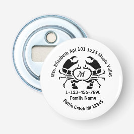 Abrebotellas Dirección inicial de la familia de monograma cangr