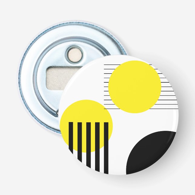 Abrebotellas Diseño abstracto (Anverso)