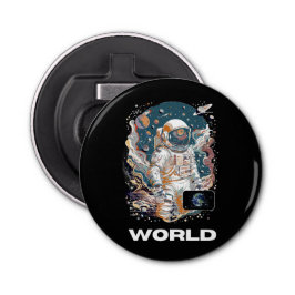 Abrebotellas Diseño astronauta mundial