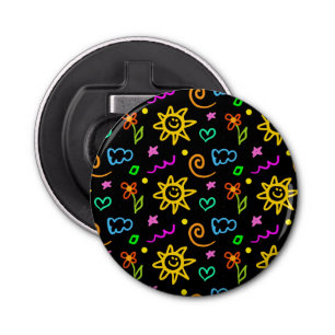 Abrebotellas Diseño colorido de fondo para los niños