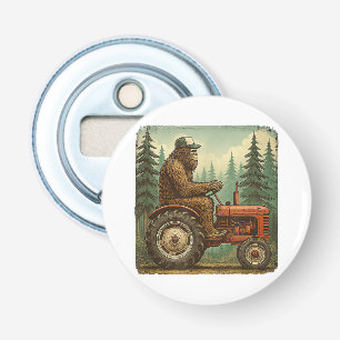 Abrebotellas Diseño de agricultor divertido hombre tractor ranc