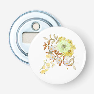 Abrebotellas Diseño de Arte de Flores para Colorear Diseño Flor