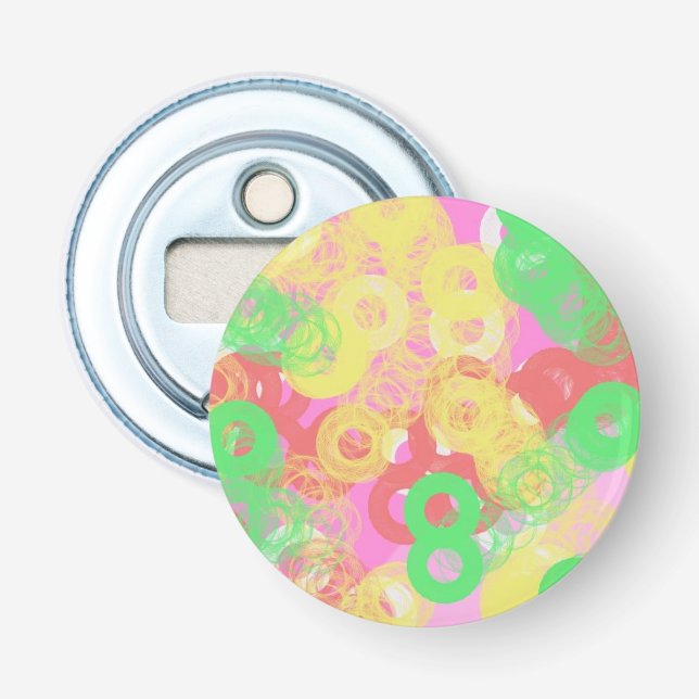 Abrebotellas diseño de caramelos yaei tan fantástico (Anverso)