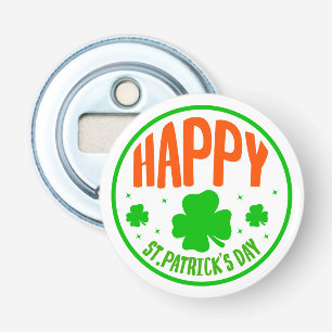 Abrebotellas Diseño de círculo del día de San Patricio feliz