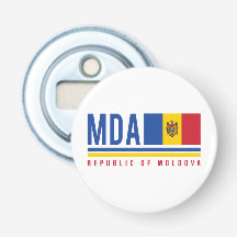Diseño de código ISO y bandera de Moldavia