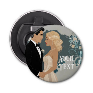 Abrebotellas Diseño de invitaciones a bodas elegantes y sin tie