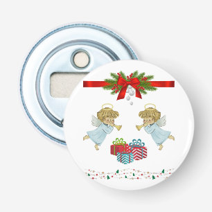 Abrebotellas Diseño de navidades con ángeles