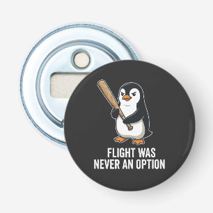 Abrebotellas Diseño de pingüino ave divertida sin vuelo