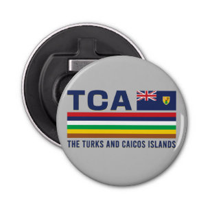 Abrebotellas Diseño de Turcas y Caicos ISO Alpha 3