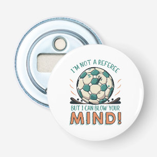 Abrebotellas Diseño divertido de fútbol