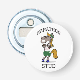 Abrebotellas Diseño divertido de stud para maratón
