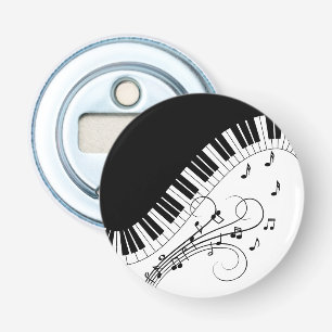Abrebotellas Diseño musical de teclado de piano