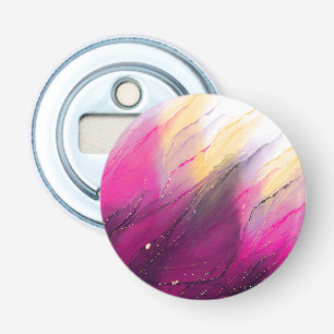 Abrebotellas Diseño Purpurinoso de Tumbler de tinta de alcohol