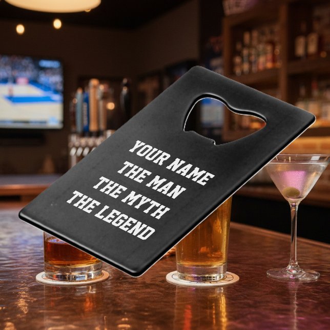 Abrebotellas divertido el | el hombre el mito la (man myth legend bottle opener)