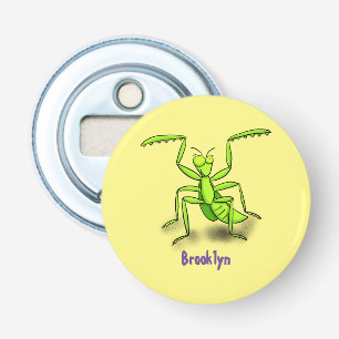 Abrebotellas Divertido ilustracion personalizado de mantis de o