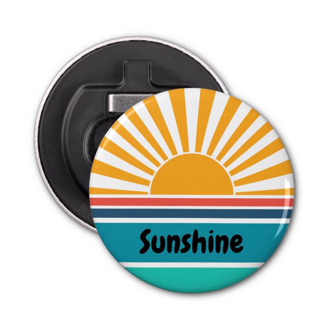 Abrebotellas Divertido Sunshine (Anverso)