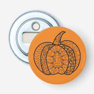 Abrebotellas Dodles de Halloween calabazas de boho mandala de o