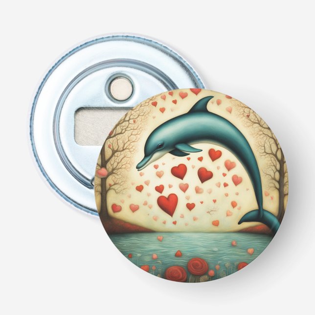 Abrebotellas Dolphin Love 3 (Anverso)
