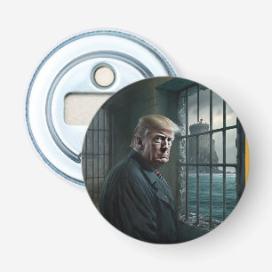 Abrebotellas Donald Trump en la prisión de Alcatraz