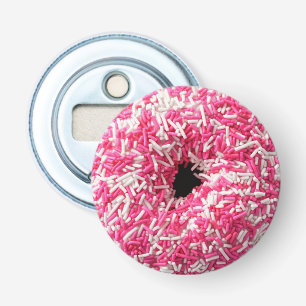 Abrebotellas Donut Rosado blanco