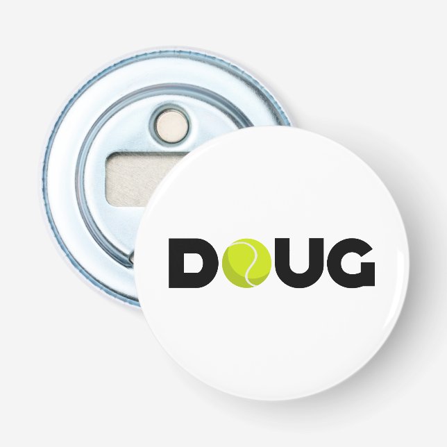 Abrebotellas Doug Tennis (Anverso)