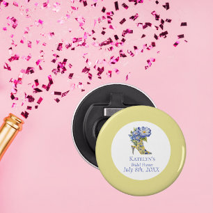 Abrebotellas Ducha de novia de tacón alto de Chinoiserie amaril