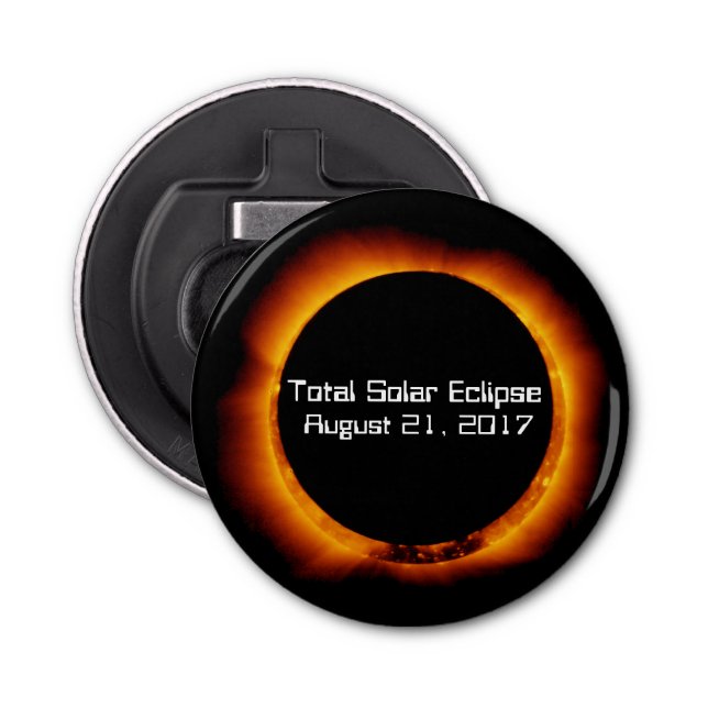 Abrebotellas Eclipse solar total de 2017 (Anverso)