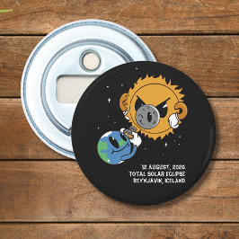 Abrebotellas Eclipse Total de Sol 2026 Fotobomba Islandia