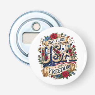 Abrebotellas EE. UU. 250 años de libertad floral americana