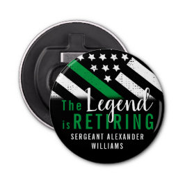 Abrebotellas Ejército de Jubilación Militar de Bandera de la Lí